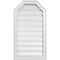 Ekena Millwork Octagonal Top Surface Mount PVC Gable Vent w/ 2"W x 1-1/2"P Brickmould Frame, 18"W x 32"H GVPOT18X3202SF - alternate 1